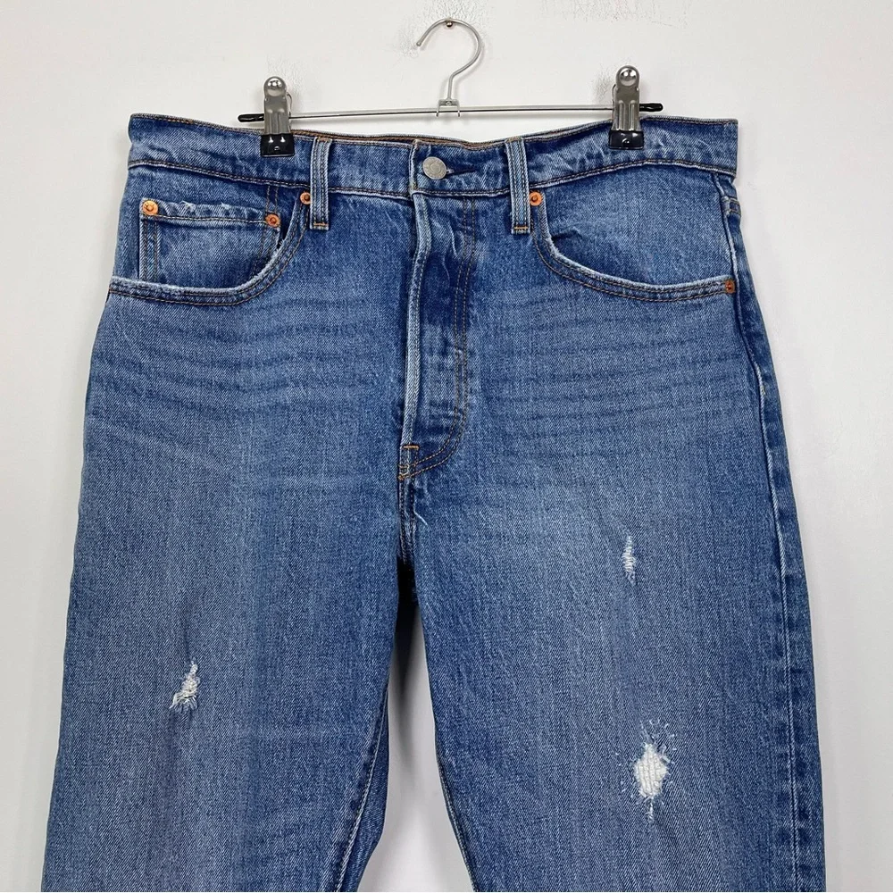 Levi's Women's High Rise Jeans - Blue - Picture 4 of 16